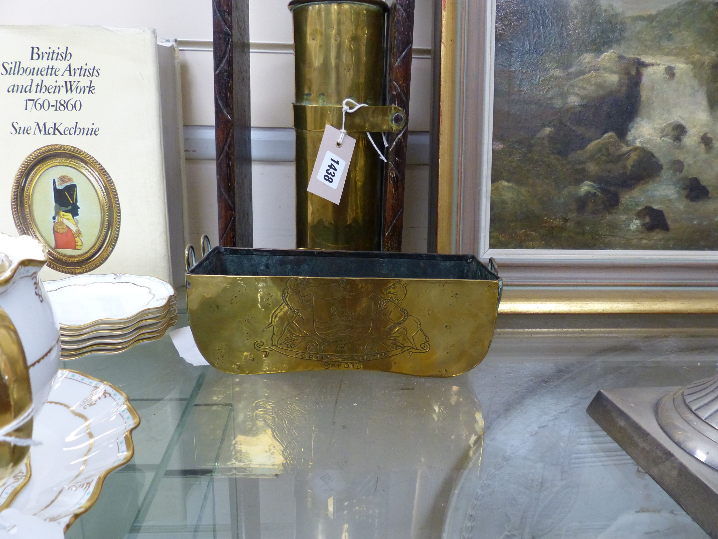 A 17th century style oak and brass 'Clepsydra' or water clock